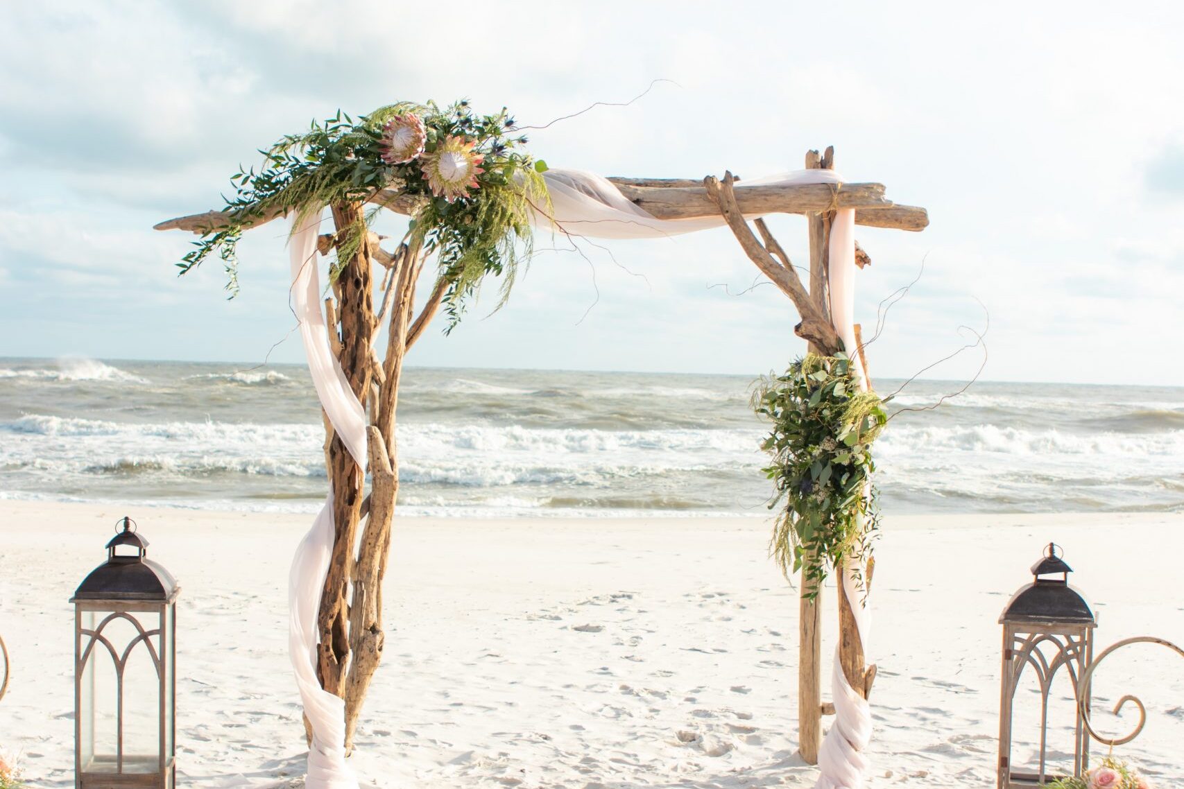 Driftwood Beach Wedding