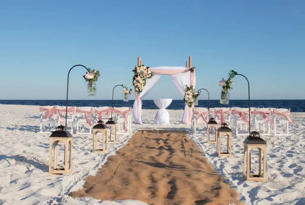 Affordable Gulf Coast Beach Wedding