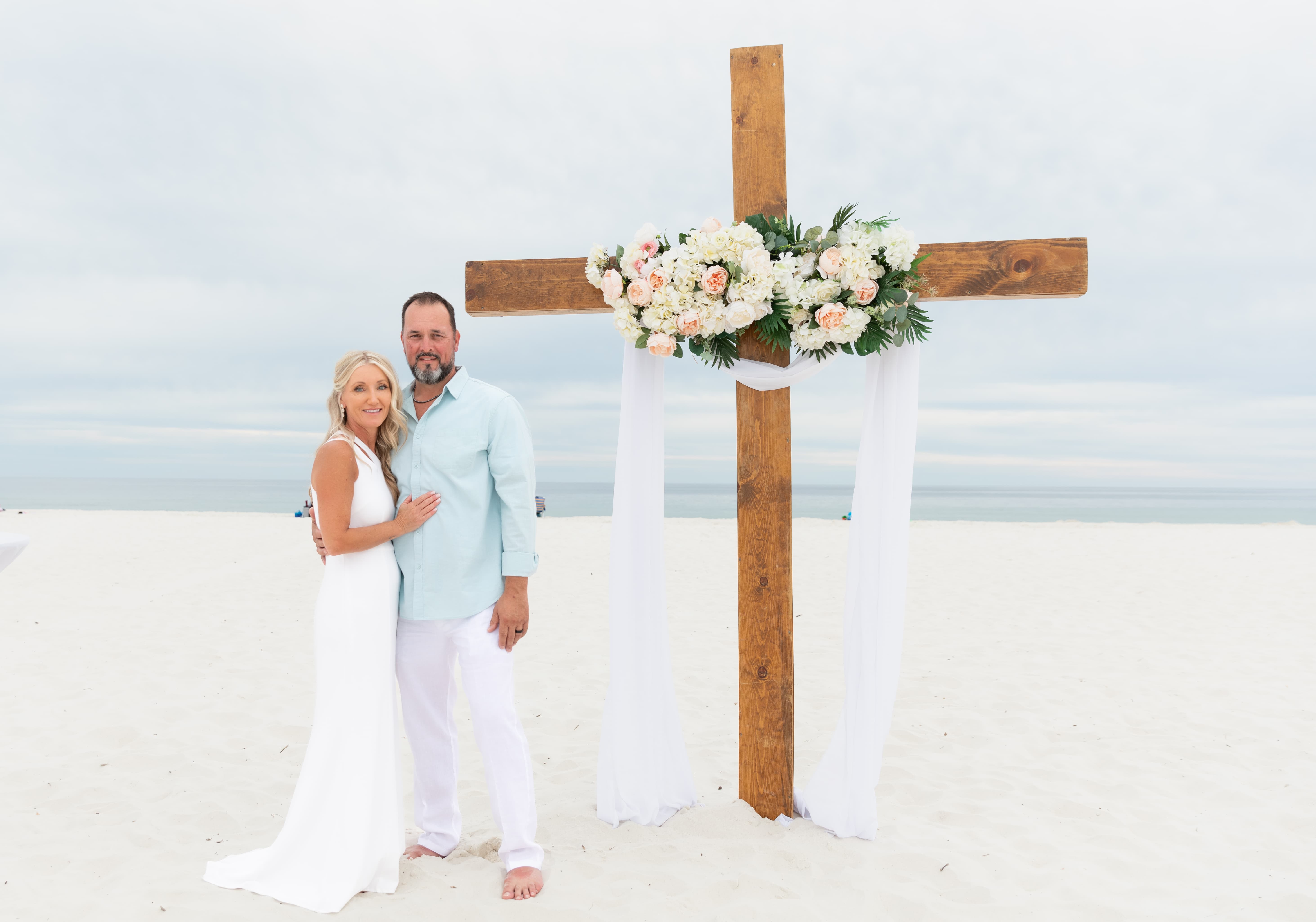 Cross wedding arbor Gulf Shores
