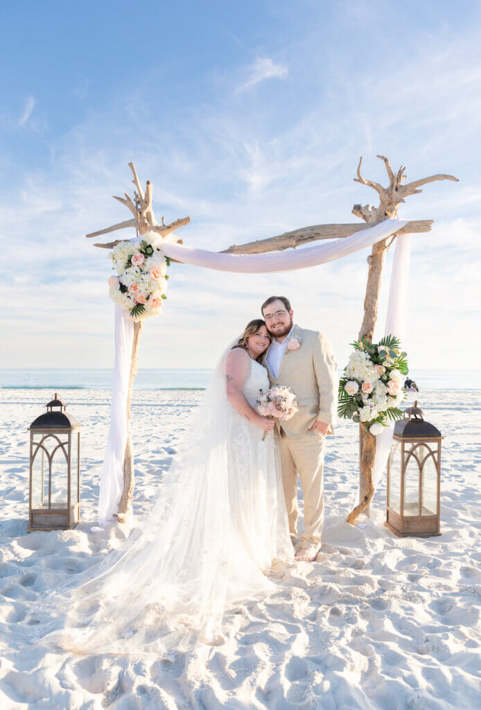 driftwood beach wedding in gulf shores