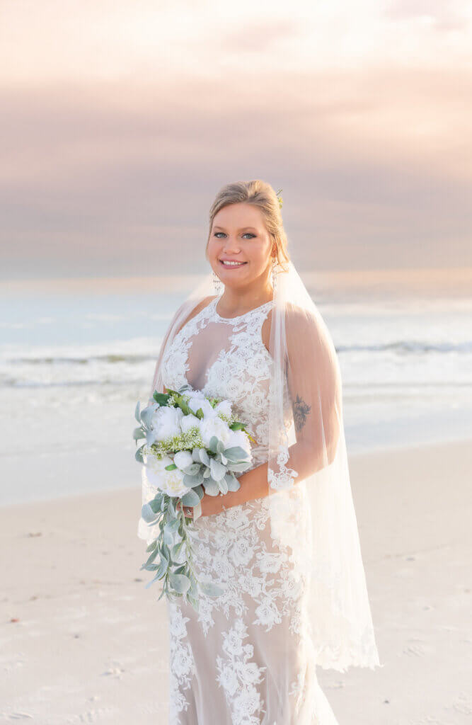 sunset wedding in gulf shores photography